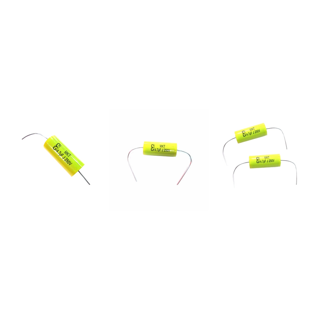 4Pieces 250V 4.7uF Audio Speaker Divider Crossover Non-Polarity Capacitor