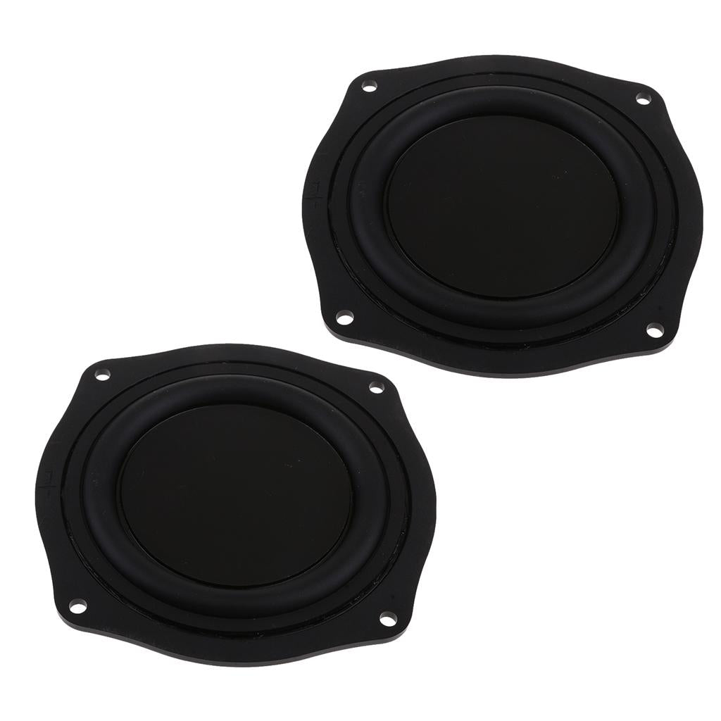 2Pieces 4'' Speaker Vibrating Membrane Passive Bass Diaphragm Plate