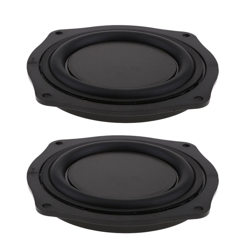 2Pieces 4'' Speaker Vibrating Membrane Passive Bass Diaphragm Plate