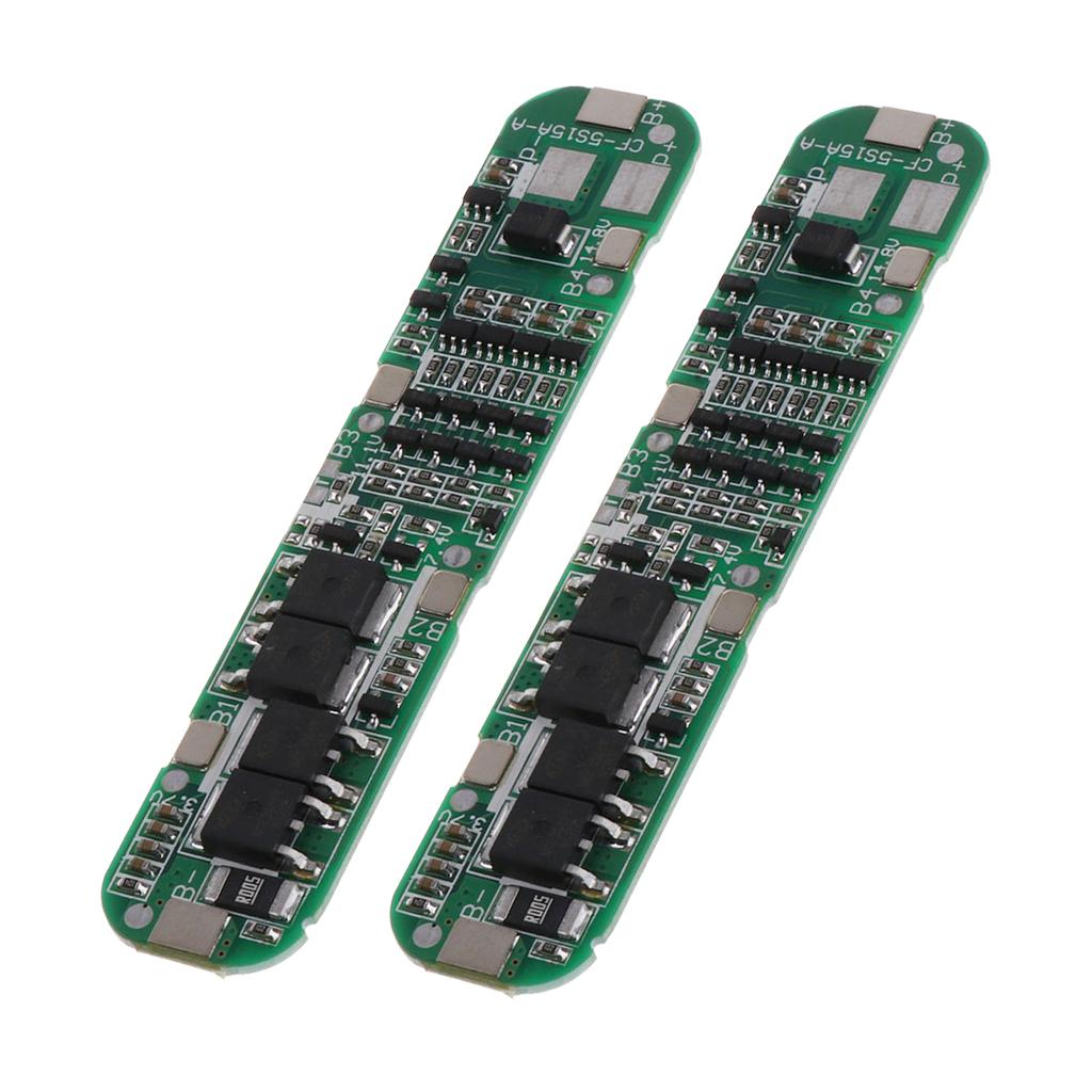 2Piece 5 Series BMS PCB Protection Board For 18650 Lithium Battery