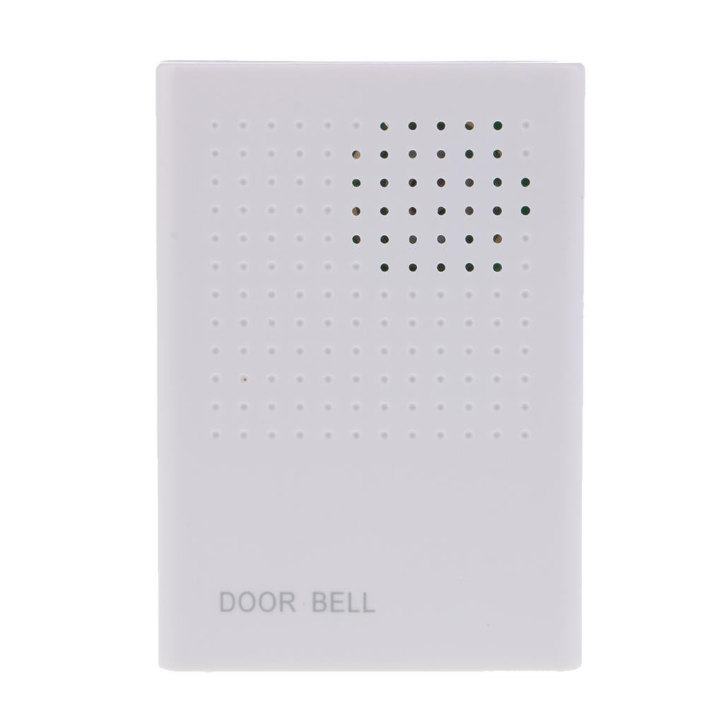 2Pieces Wired Alarm Doorbell Door Access Security Ding-Dong Home Apartment