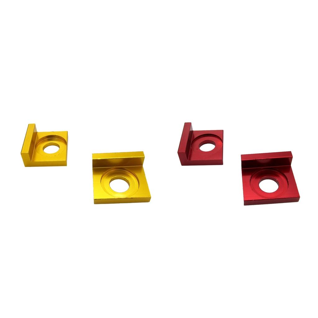 15mm Chain Adjuster Tensioner Block for Dirt Bike Motorcycle Gold & Red