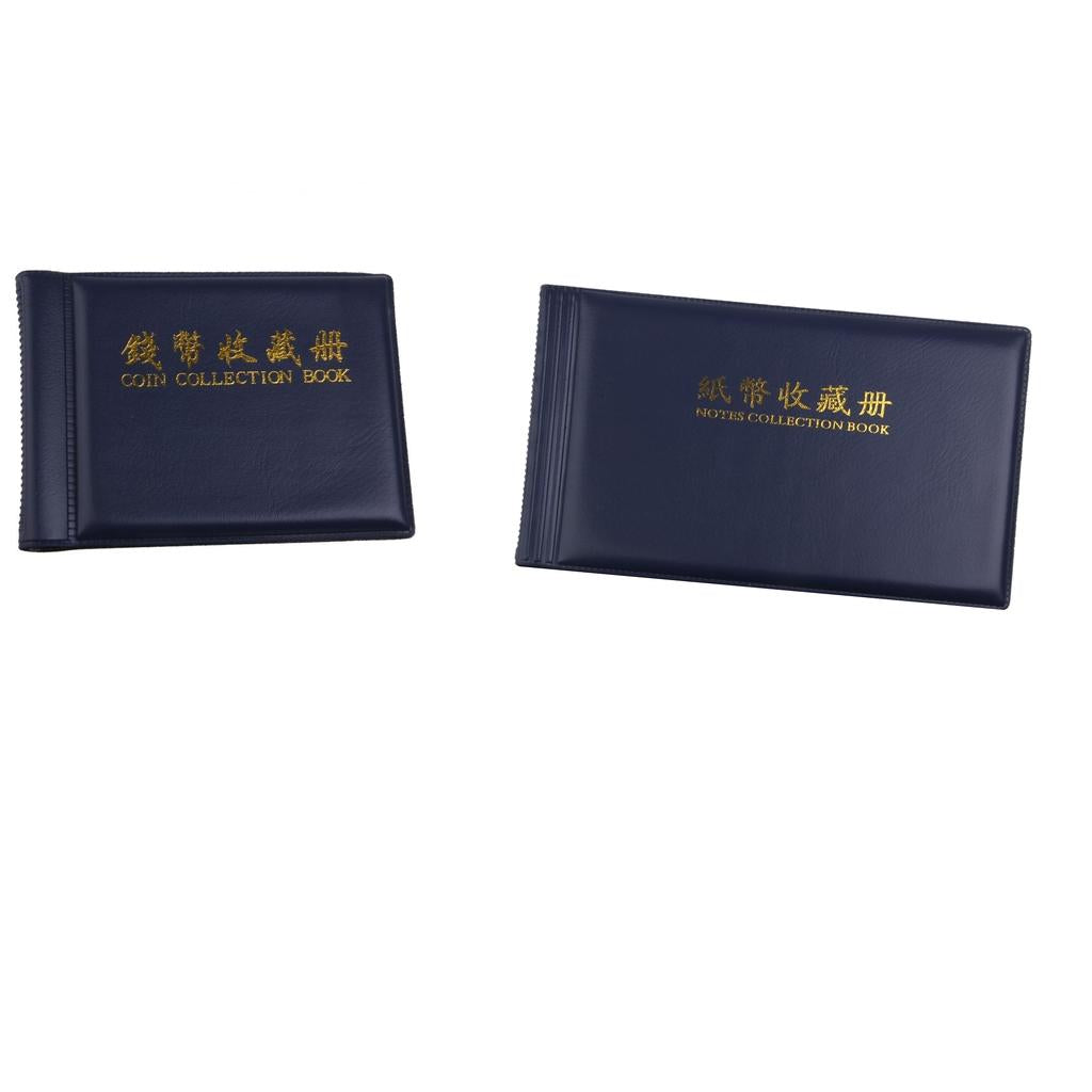 2 Pieces Penny Money Pocket Storage Coin Album Collection 60 Holders