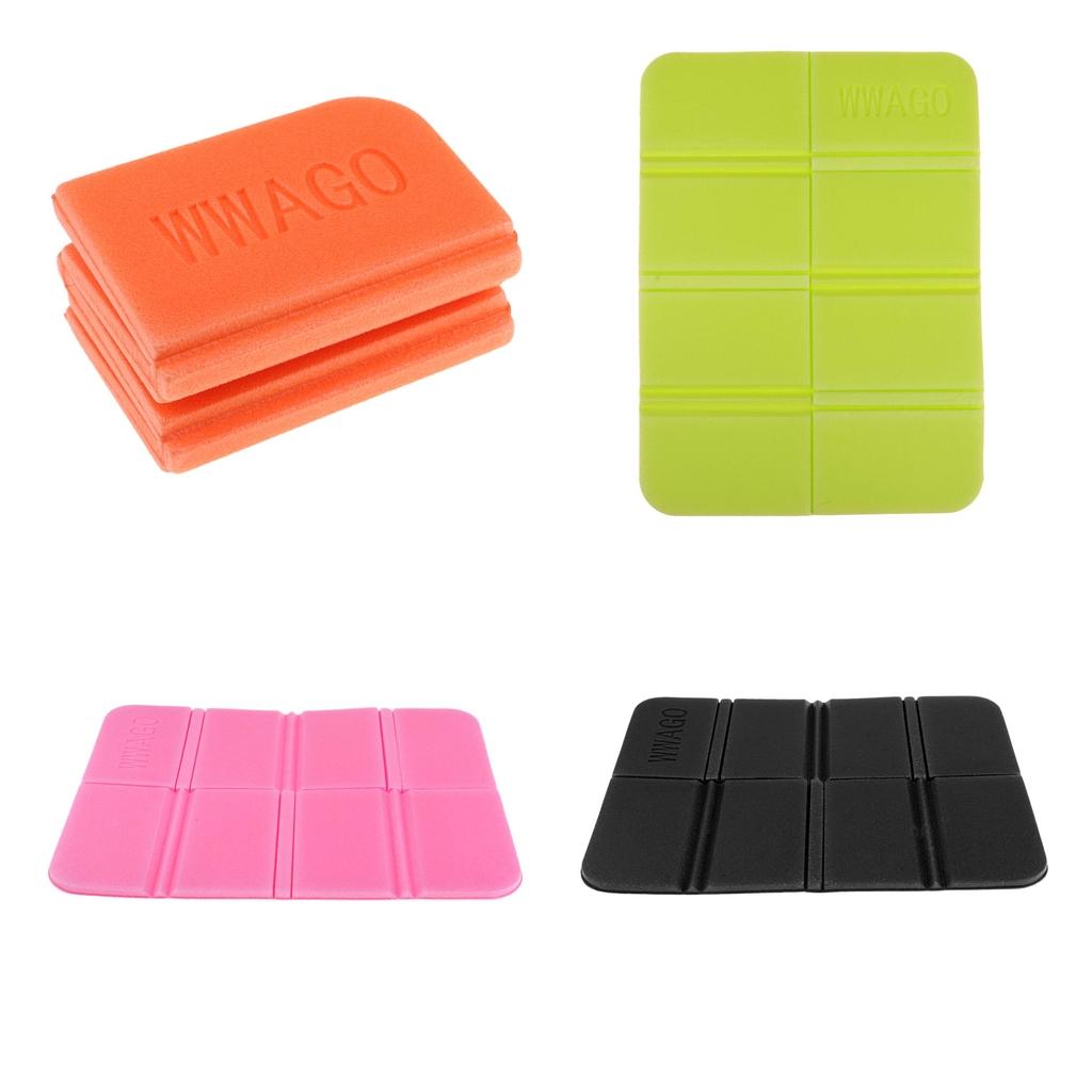 4pcs Portable Foldable Seat Cushion XPE Foam Mat Camping Moisture Proof Pad