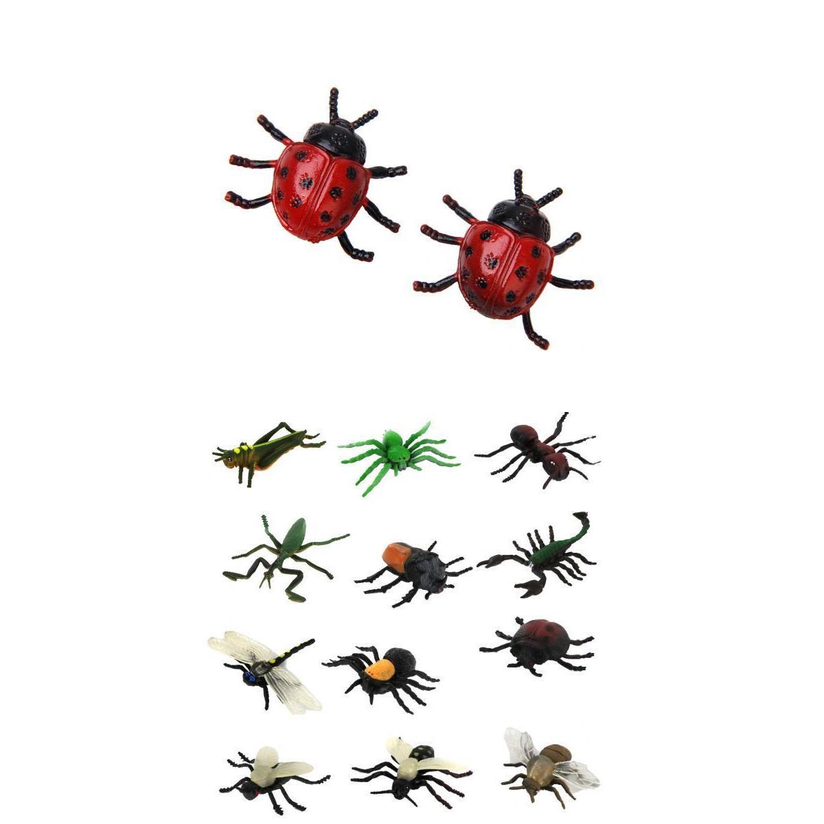 14pcs Plastic PVC Insect Animal Model Kids Toy