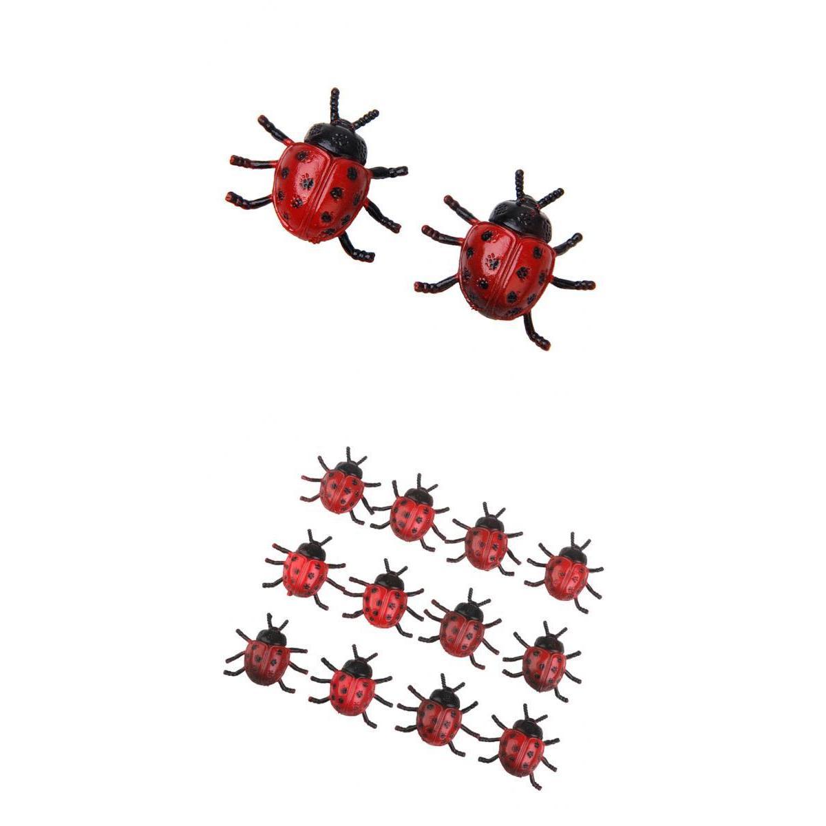 14pcs Plastic Artificial Beetle Insect Model Toy