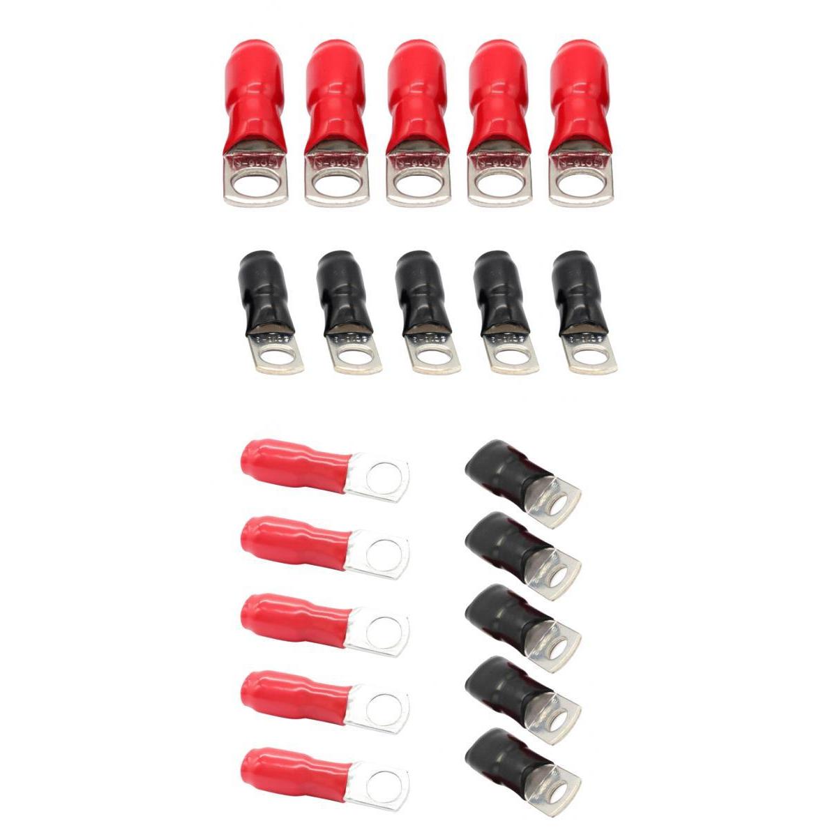 20pcs 16mm2/25mm2 Copper Tube Terminals Battery Welding Cable Lug Ring Crimp