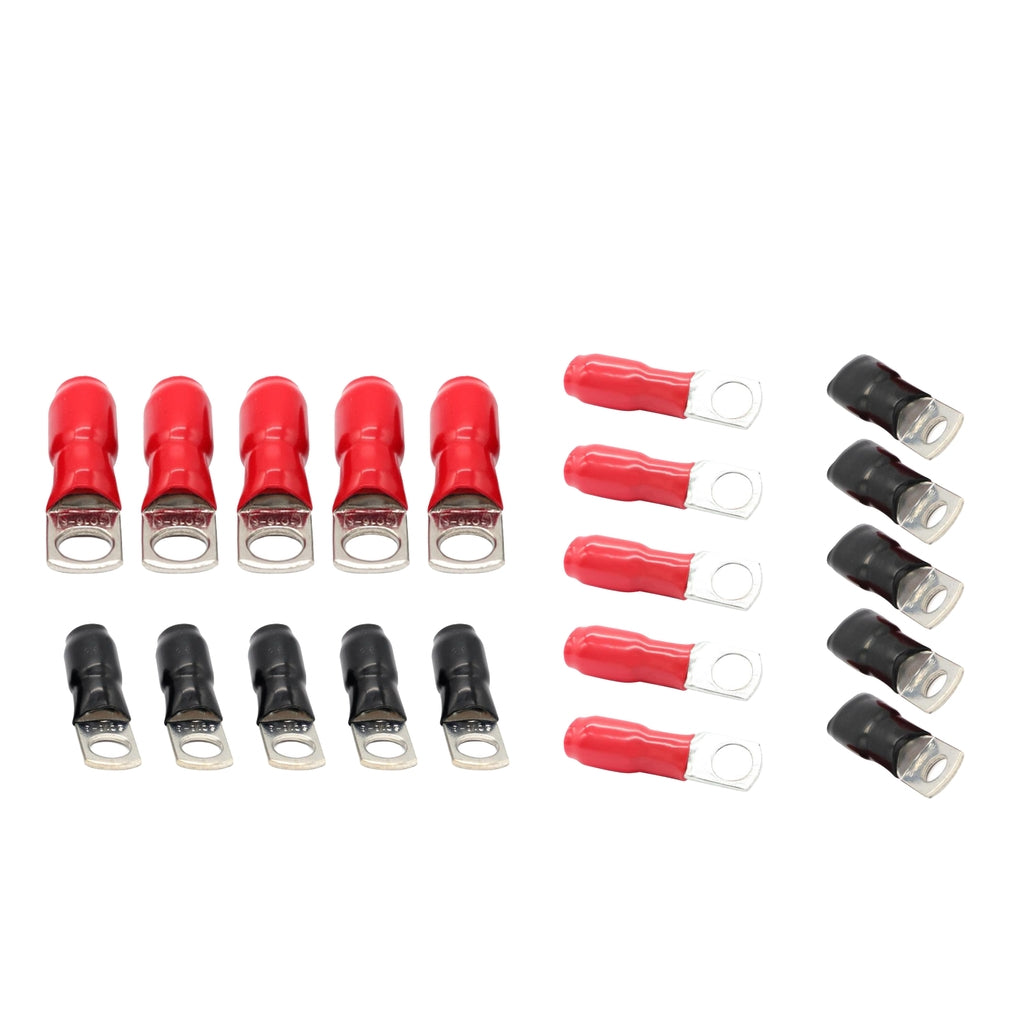 20pcs 16mm2/25mm2 Copper Tube Terminals Battery Welding Cable Lug Ring Crimp