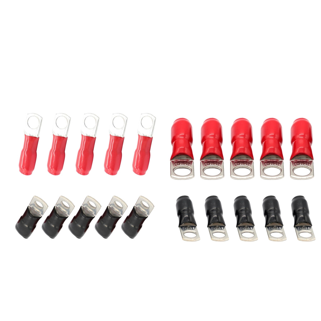 20pcs 16mm2/25mm2 Copper Tube Terminals Battery Welding Cable Lug Ring Crimp