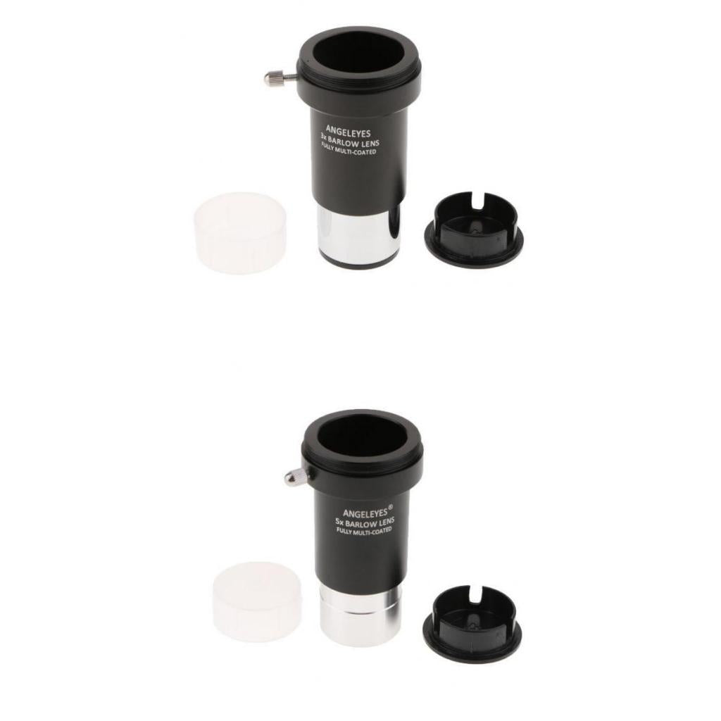 5X + 3X Barlow Lens Telescope Eyepiece Astronomy Photography for Celestron