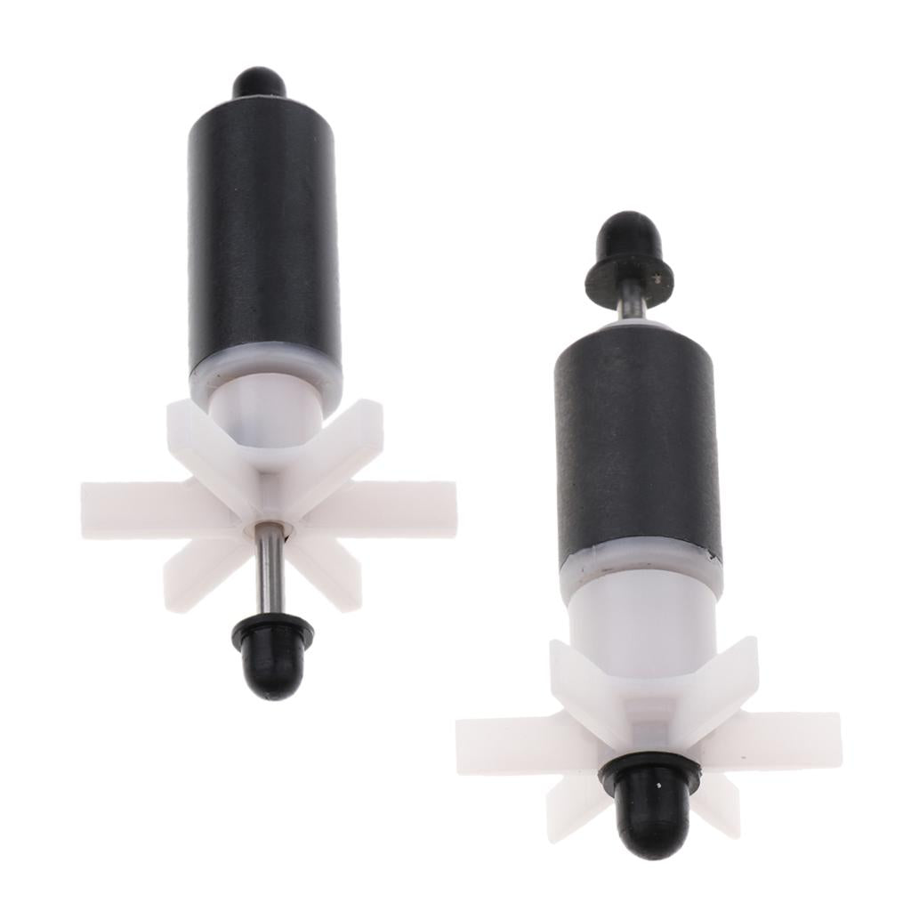 Ceramics Filter Replacement Impeller Spare Rotor Aquarium Parts 2 Pieces