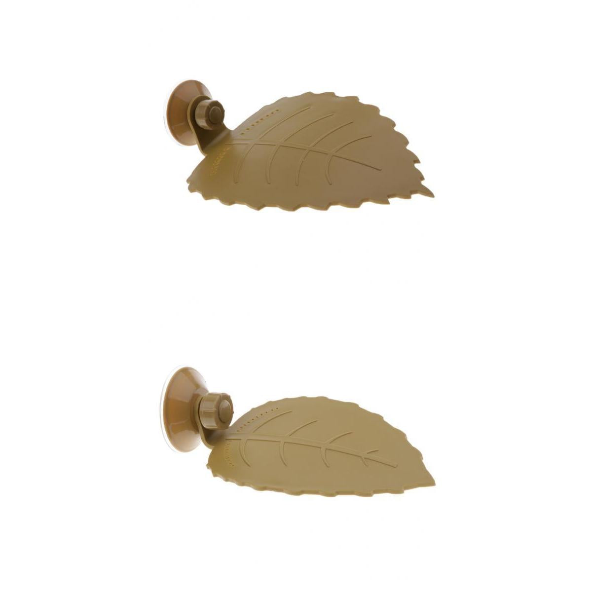2x Reptile Turtle Pier Leaf Shape Floating Dock Basking Island Platform S+L