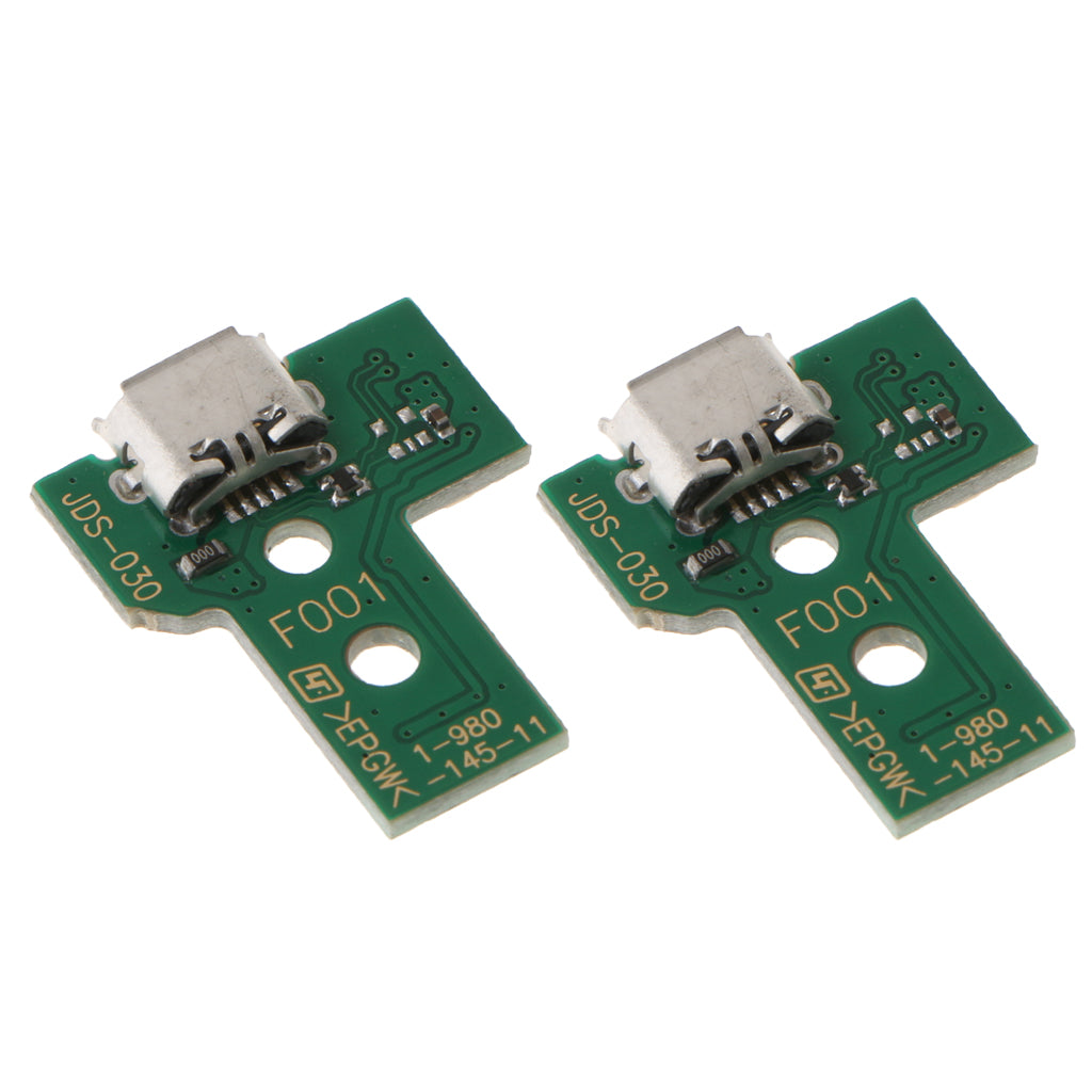 2x USB Charging Port Board 12Pin JDS-030 for Sony PS4 Controller Dualshock 4