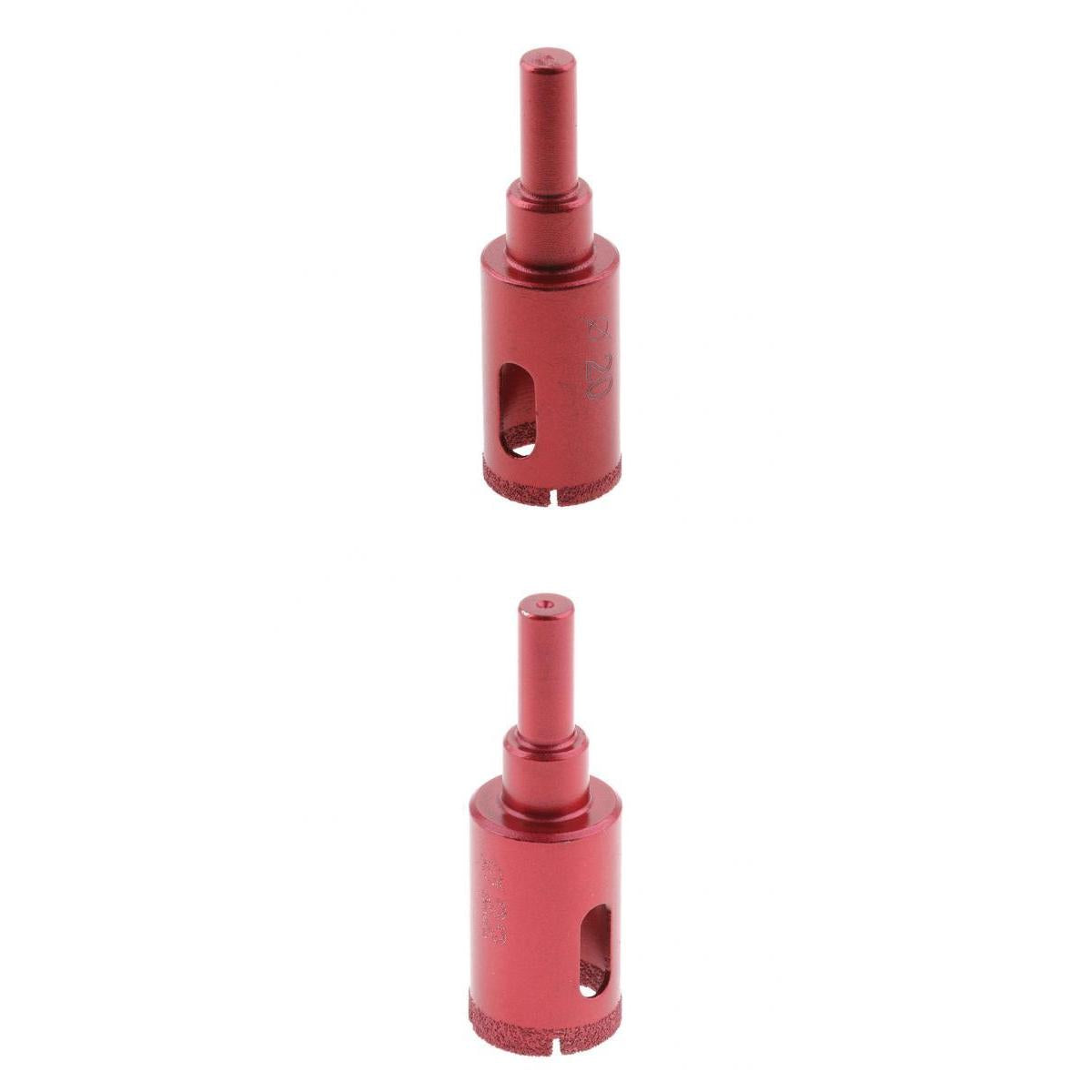 2pcs Diamond Tool Drill Bit Set Glass Ceramic Marble Tile 22 & 20mm