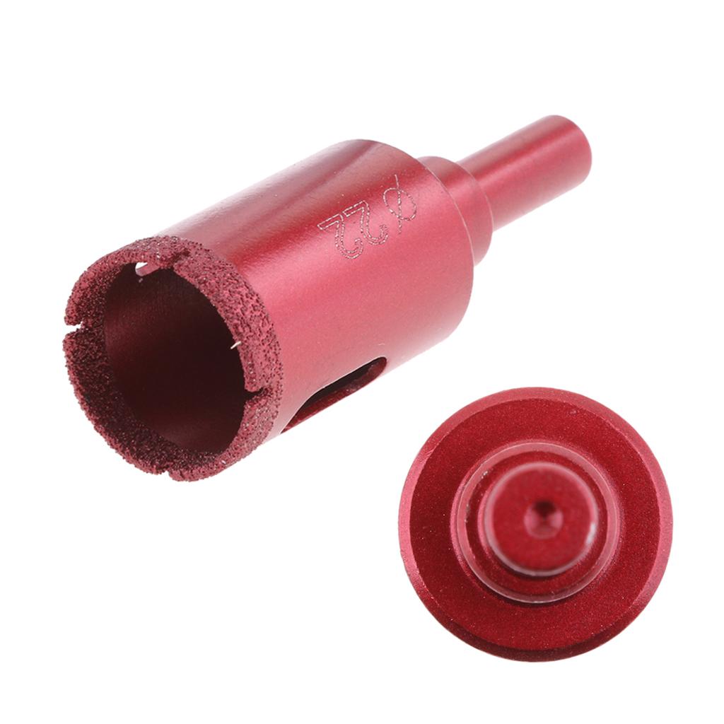 2pcs Diamond Tool Drill Bit Set Glass Ceramic Marble Tile 22 & 20mm