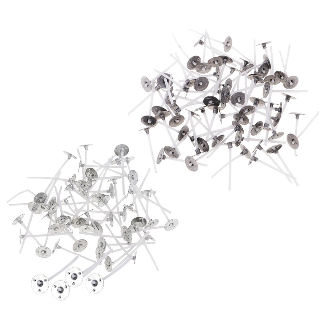 200 Pieces 30mm 35mm Pure White Cotton Cone Candle Wicks DIY Candle Making
