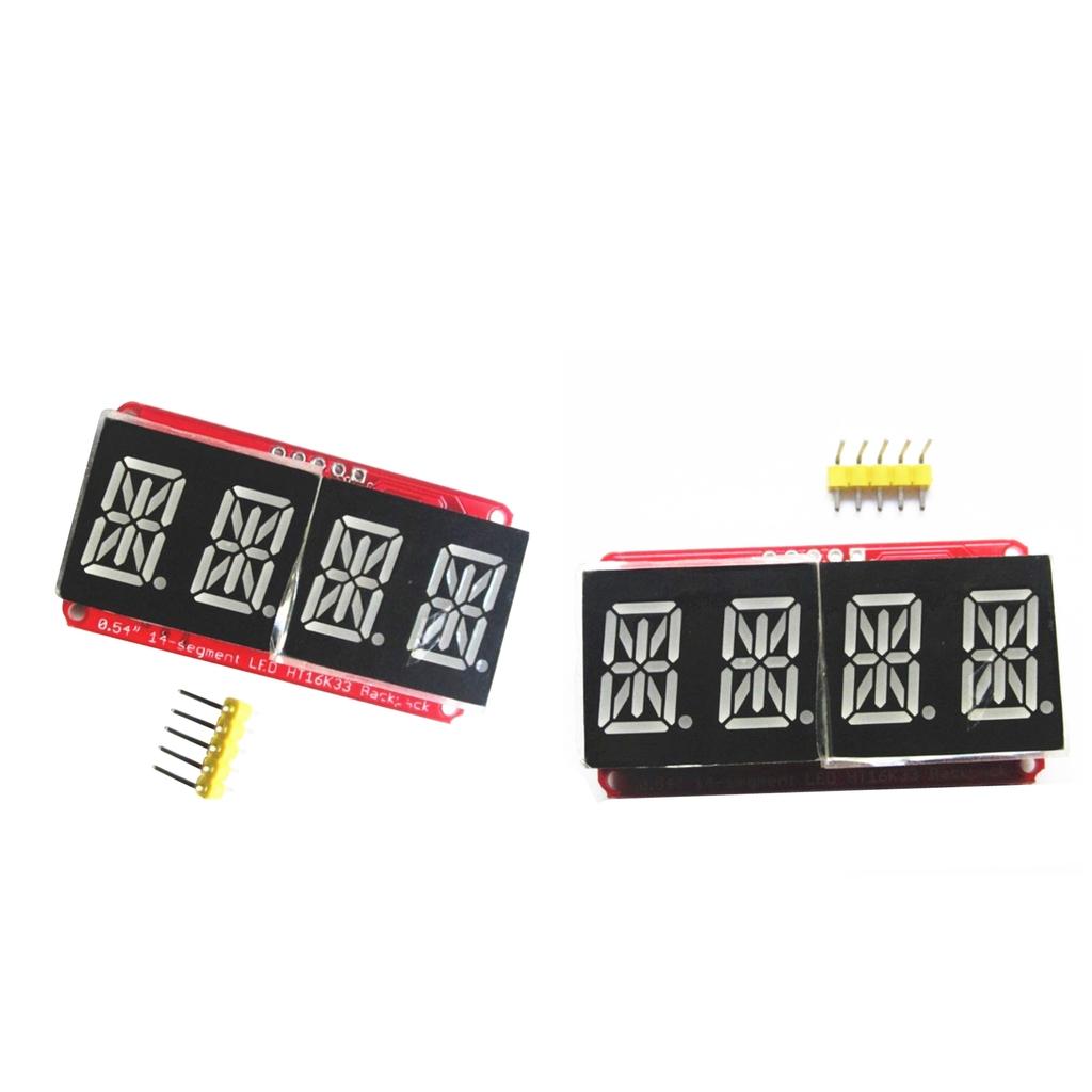 2 PCS 0.54inch Viridis 4Bits Digital Tube LED Display Module I2C For