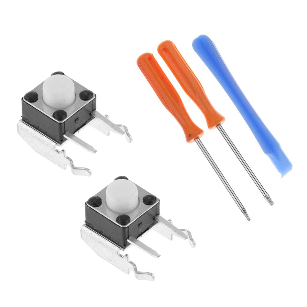 2x LB RB Tactile Switch Bumper Button with Tools For 360 One Controller