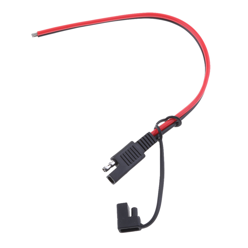 2Pieces 14AWG Solar Battery SAE Harness DIY Extension Line Connector Cable