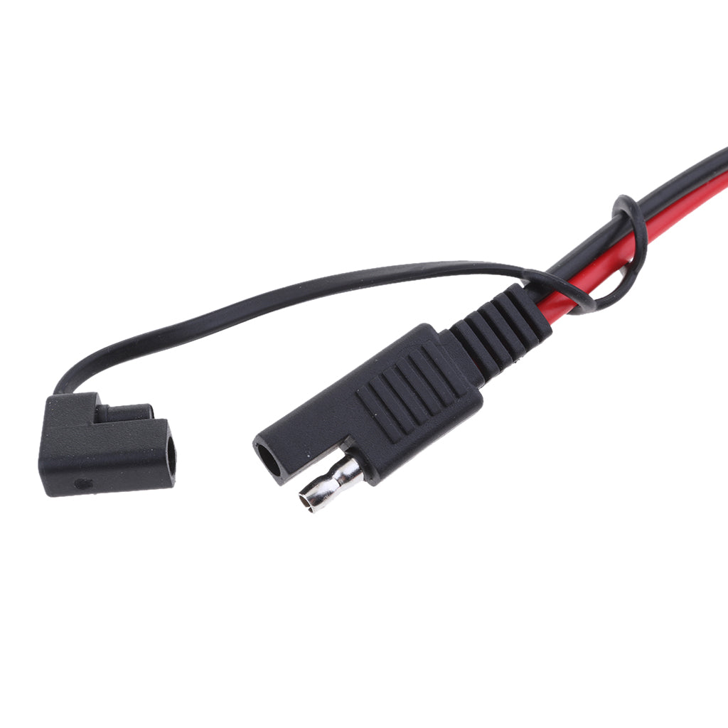 2Pieces 14AWG Solar Battery SAE Harness DIY Extension Line Connector Cable
