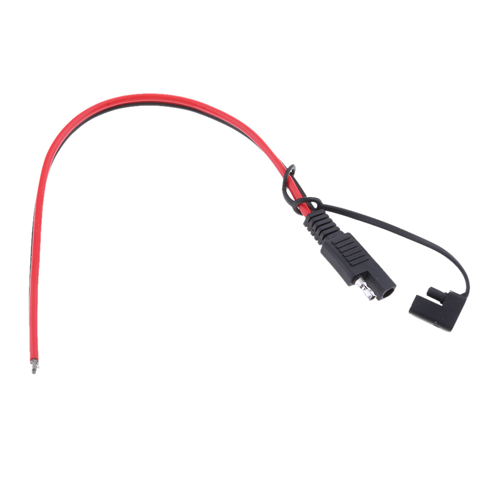 2Pieces 14AWG Solar Battery SAE Harness DIY Extension Line Connector Cable