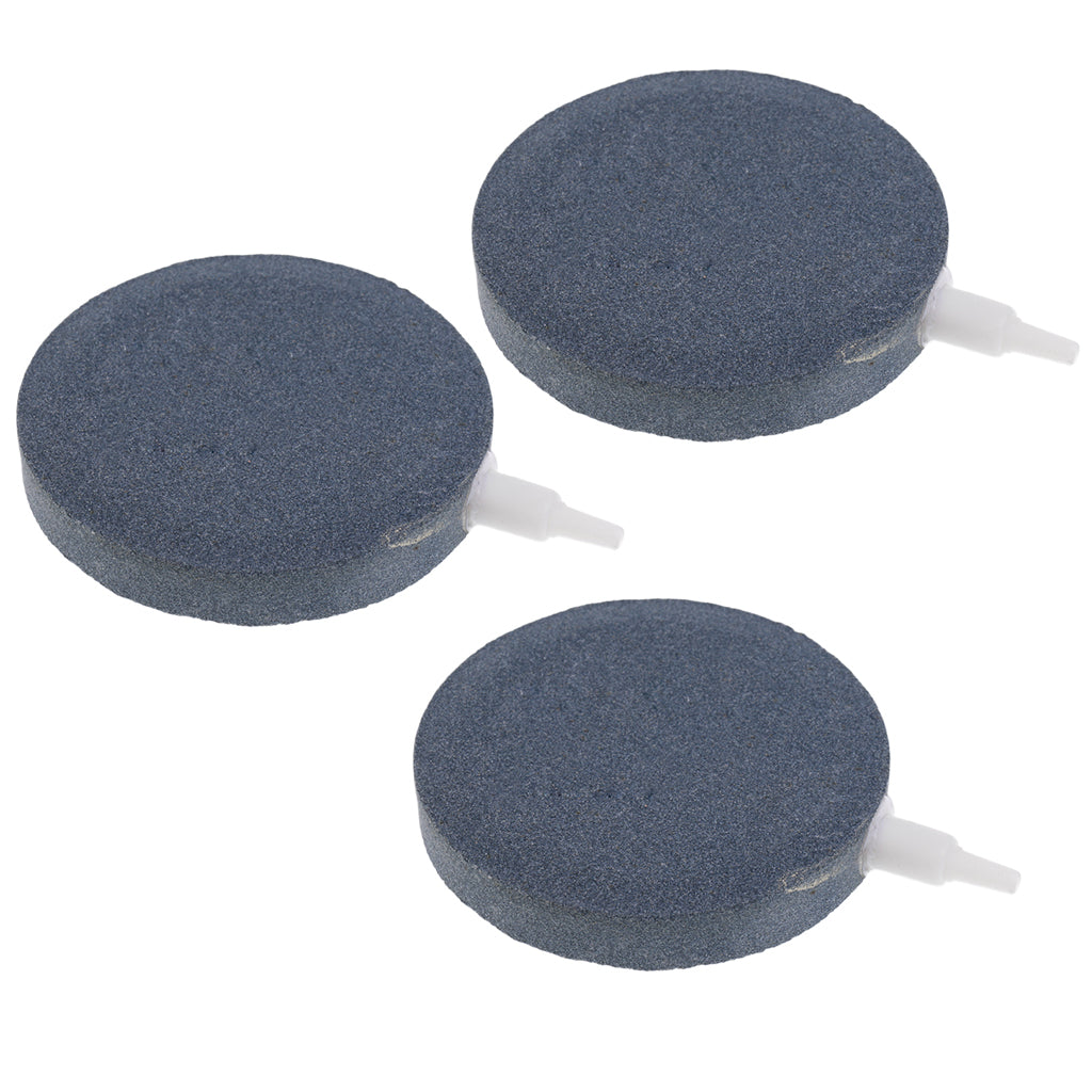3x 10cm Aquarium Air Stones Fish Tank Pond Bubbler Pump Ceramic Aerator