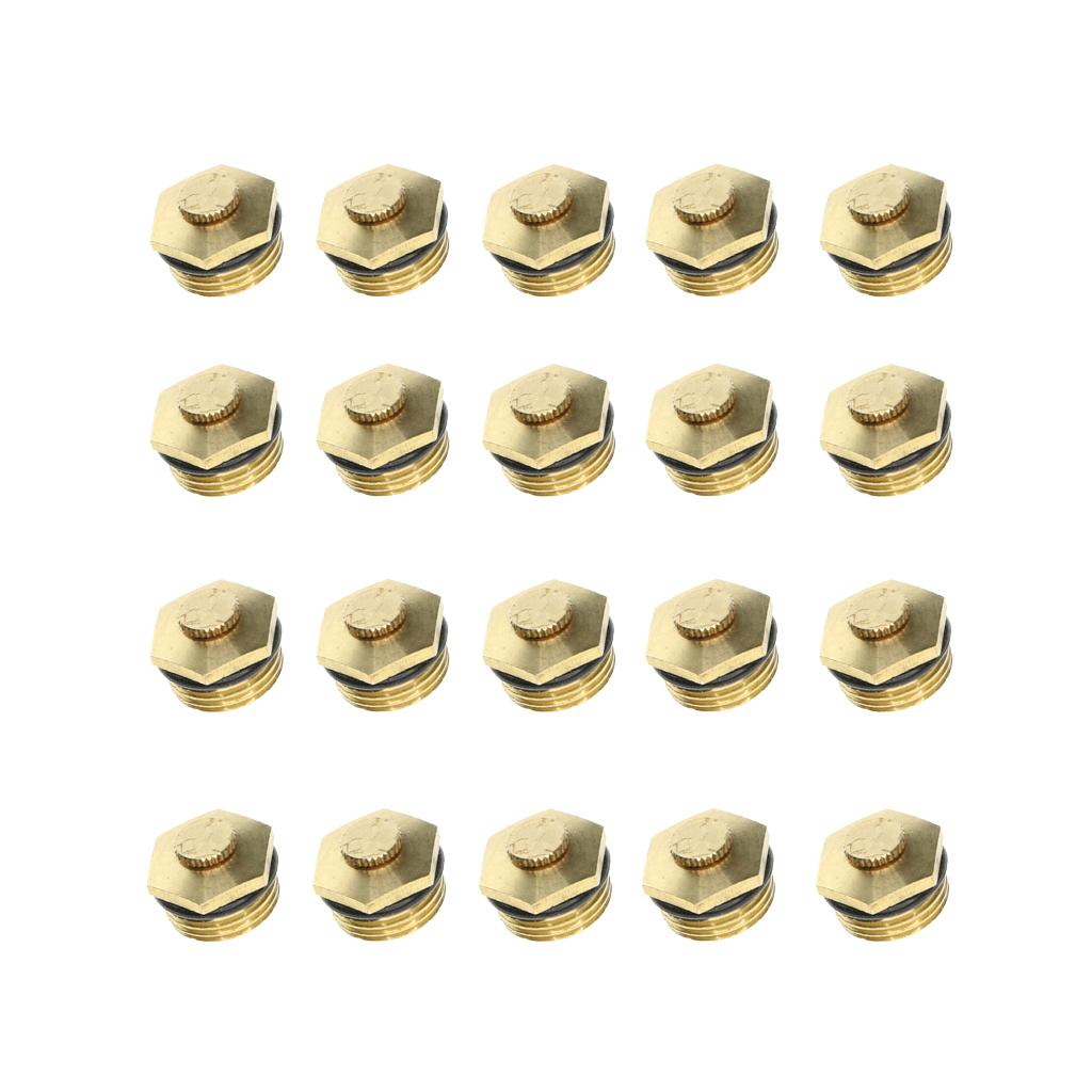 20x Centrifugal Adjustable Water Atomizing Spray Nozzle Irrigation 1/2Brass"
