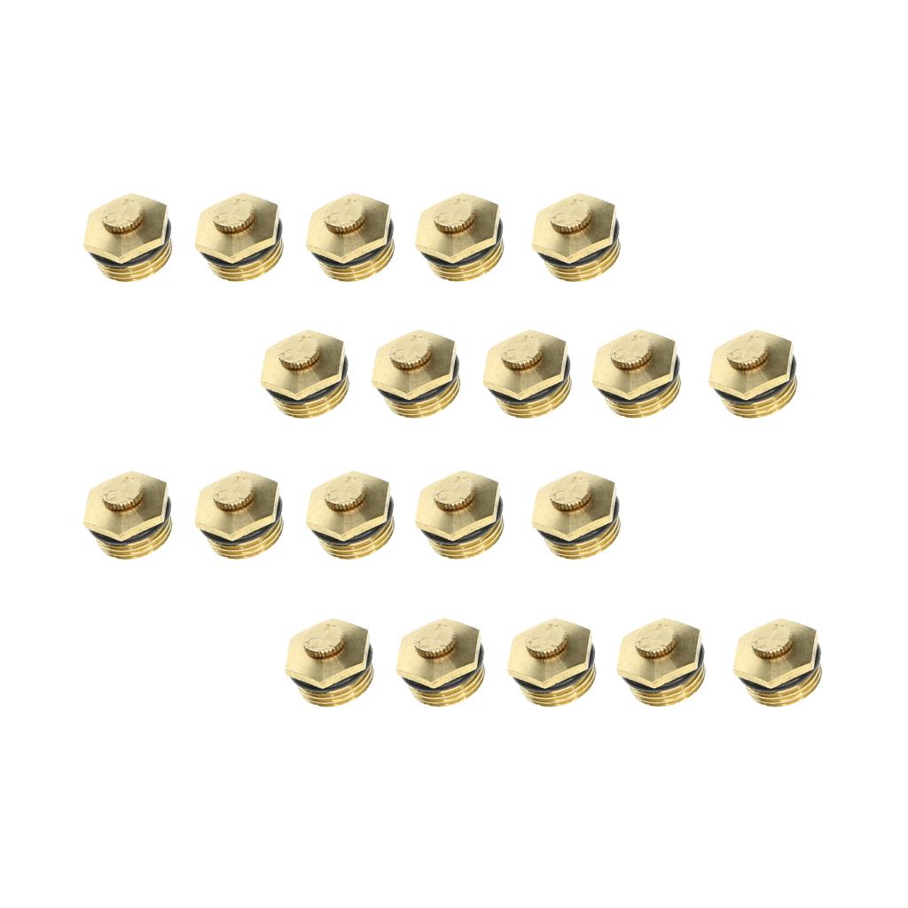 20x Centrifugal Adjustable Water Atomizing Spray Nozzle Irrigation 1/2Brass"