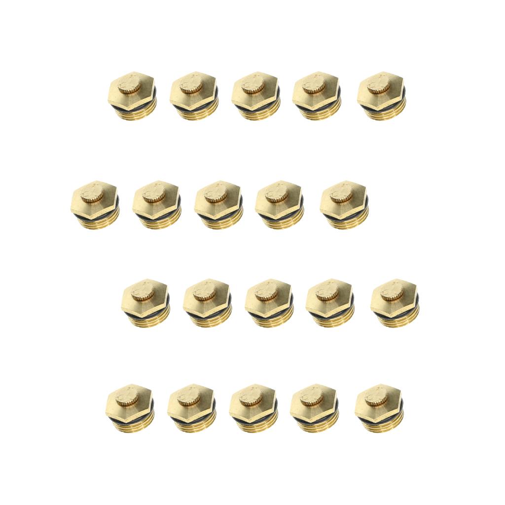 20x Centrifugal Adjustable Water Atomizing Spray Nozzle Irrigation 1/2Brass"