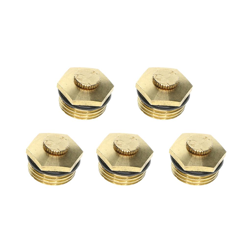 5x Centrifugal Adjustable Water Atomizing Spray Nozzle Irrigation 1/2 Brass"