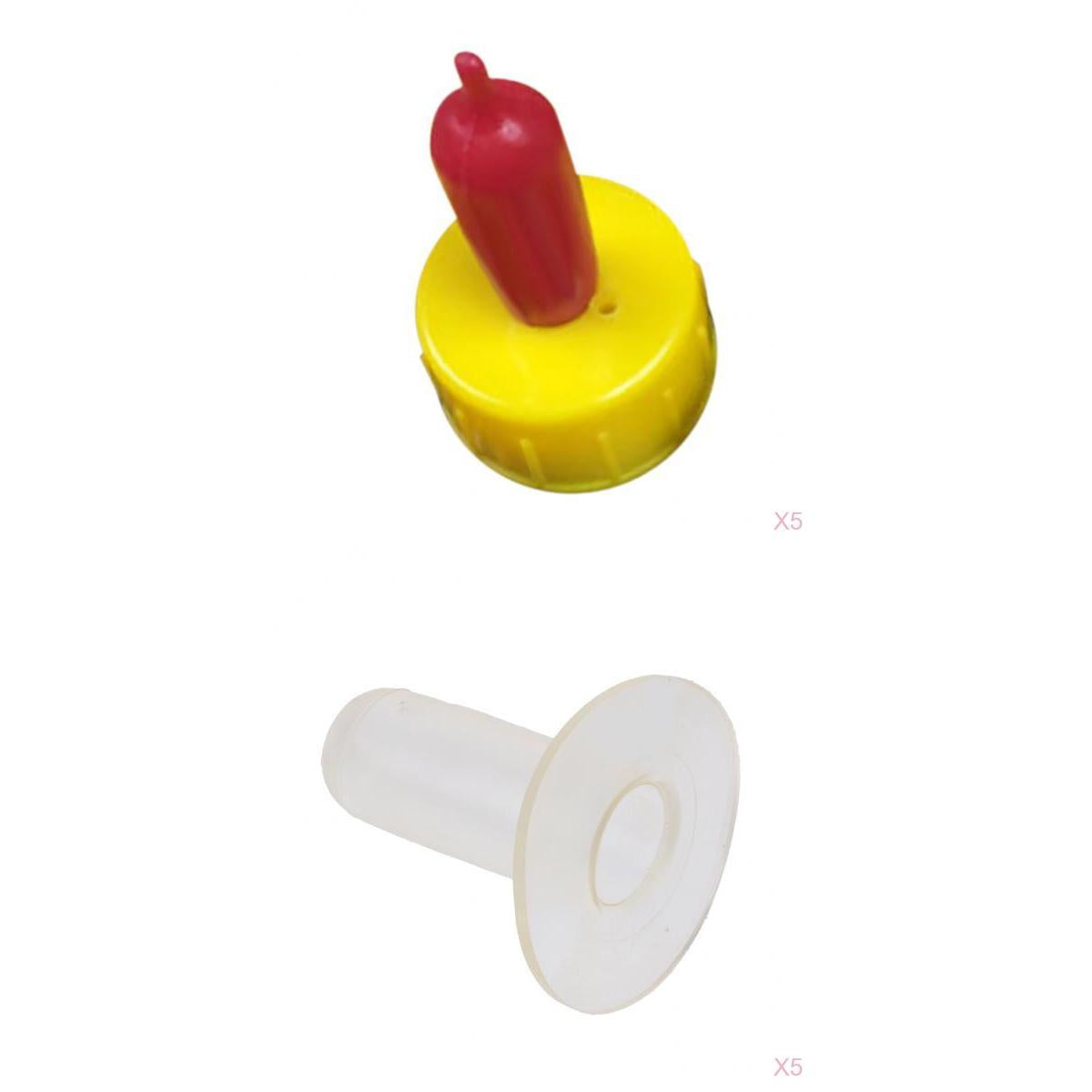 10pcs Calf Nursing Drinking Bottle Silicone Nipple Replacement Accessory Cow