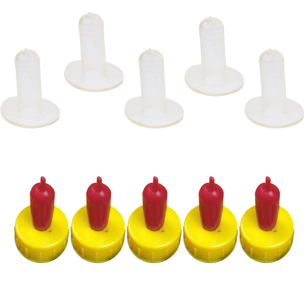 10pcs Calf Nursing Drinking Bottle Silicone Nipple Replacement Accessory Cow