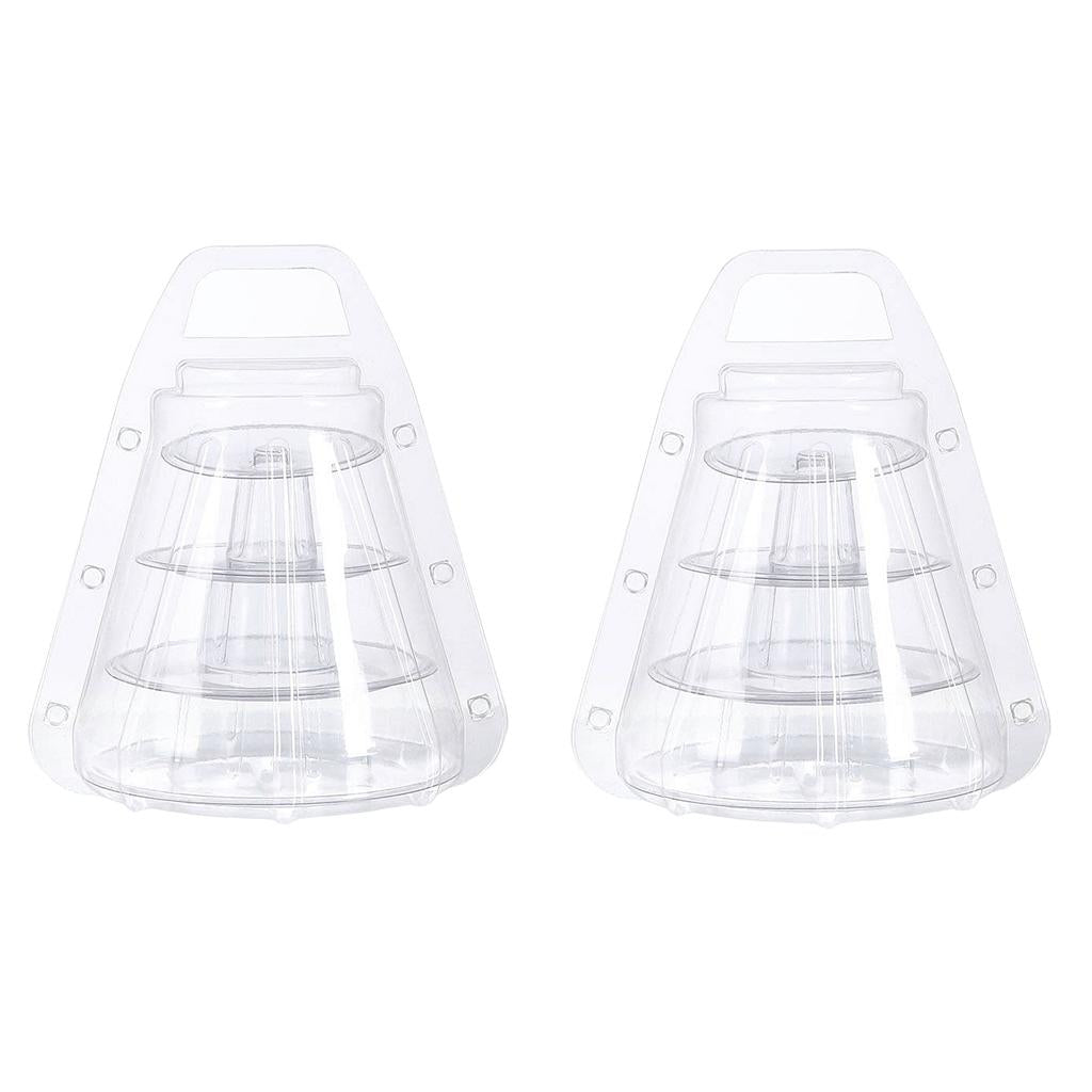 2pcs Macaron Tower Display Box Macaron Stand for French Macarons 4 Tier