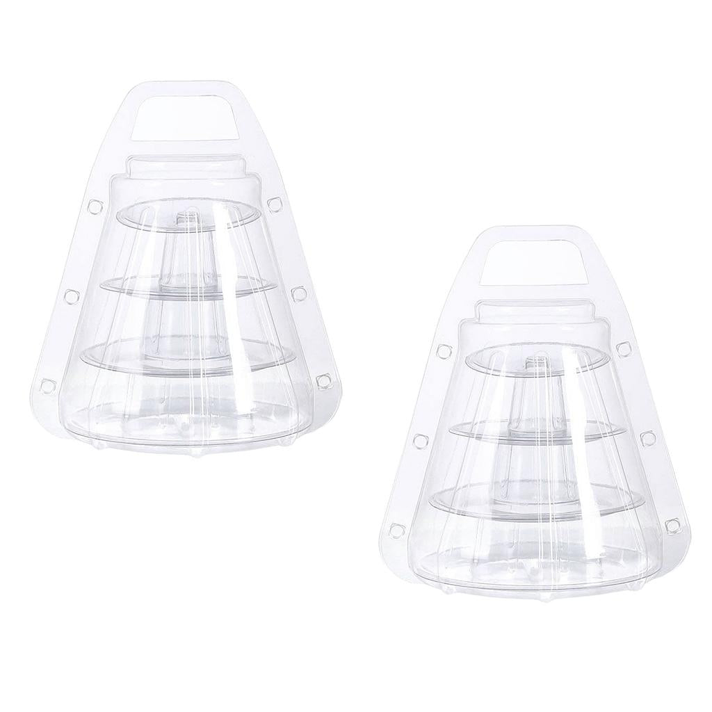 2pcs Macaron Tower Display Box Macaron Stand for French Macarons 4 Tier