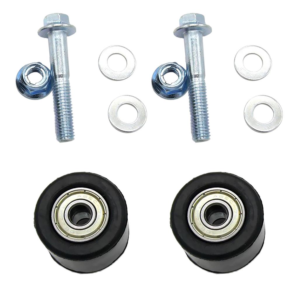 2Pcs 8mm Chain Roller Tensioner Pulley Wheel Guide for Yamaha YFZ350 Banshee
