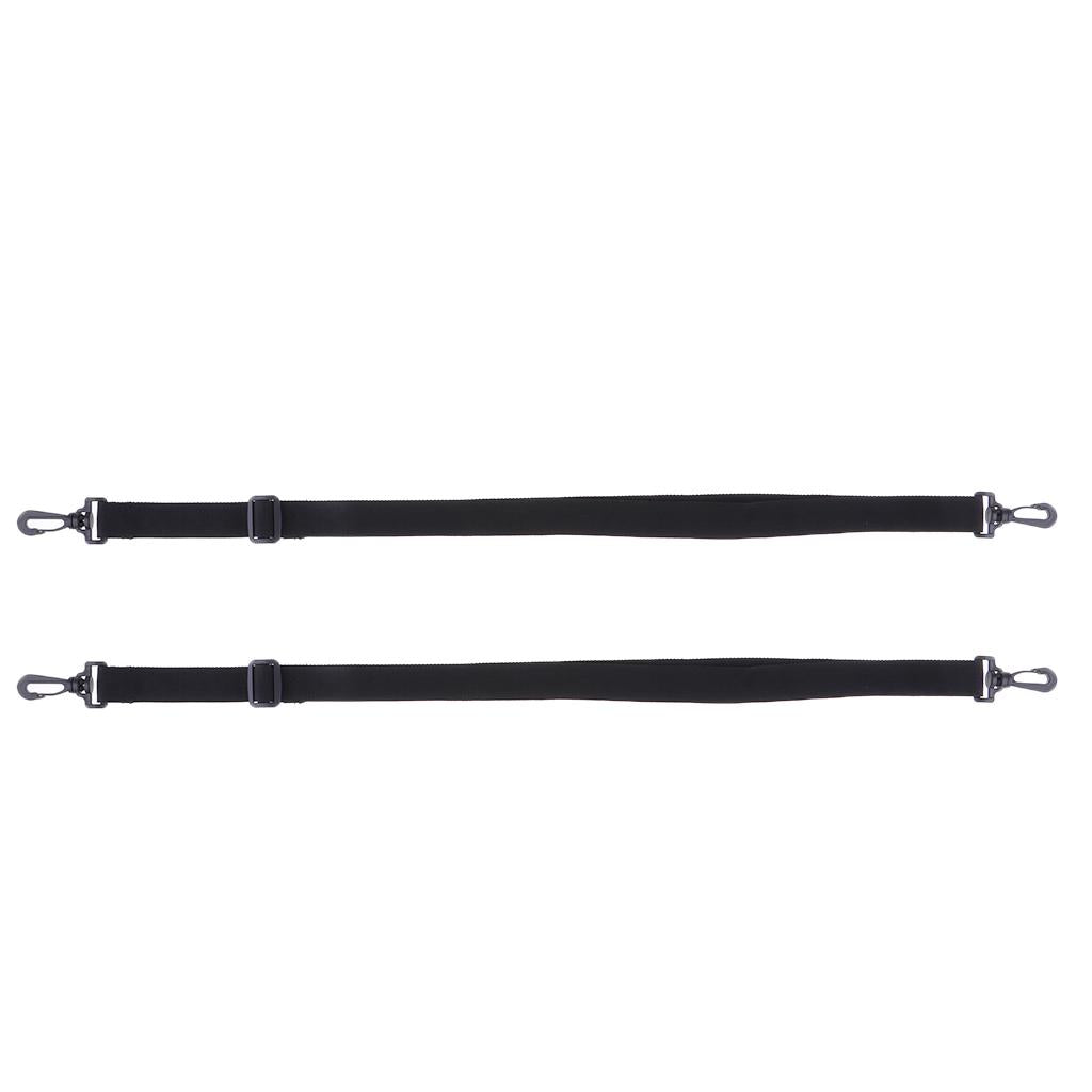 2x Adjustable Shoulder Strap Replacement Detachable Bag Belt w/ Swivel Clips