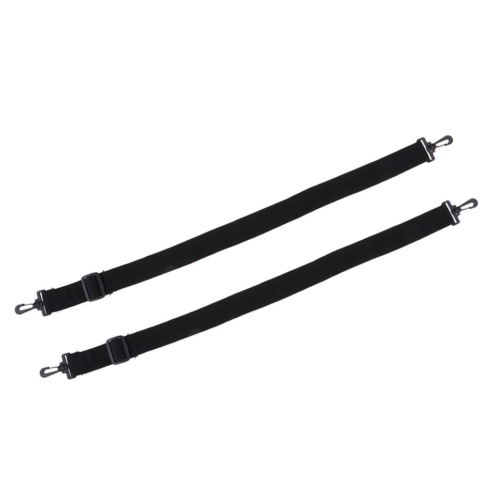 2x Adjustable Shoulder Strap Replacement Detachable Bag Belt w/ Swivel Clip