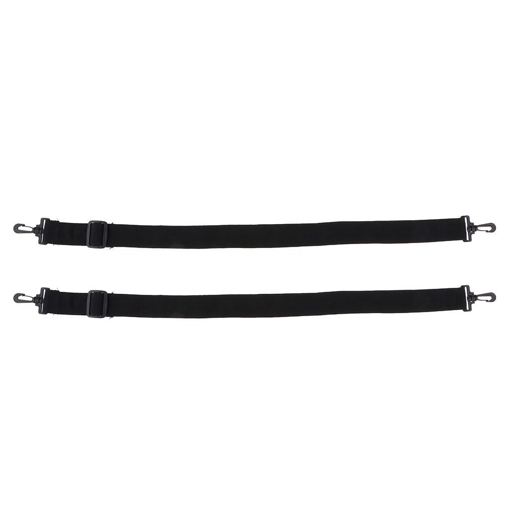 2x Adjustable Shoulder Strap Replacement Detachable Bag Belt w/ Swivel Clip