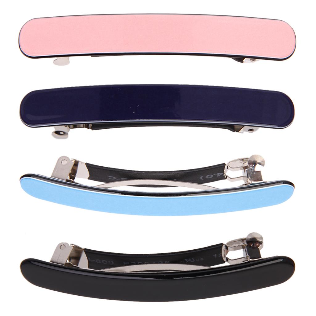 4 Pieces Fashion Women Acrylic Hair Clip Barrette Accessories