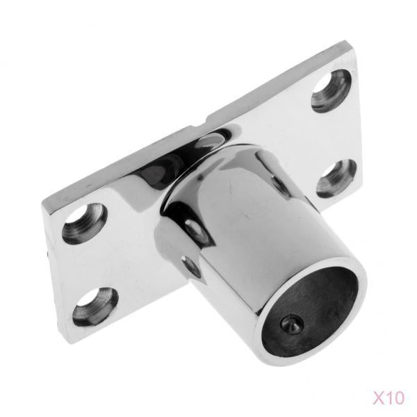 10Pieces Stainless Steel Boat Deck Hand Rail Fitting 90 Degree for 25mm Tube