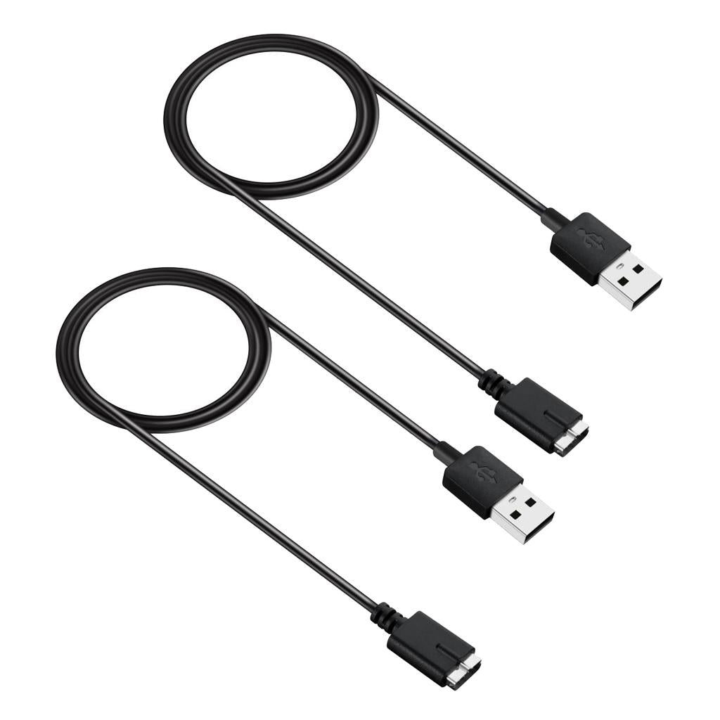 2PC USB Charging Data Sync Cable Cord Replacement For Polar M430 Smart Watch