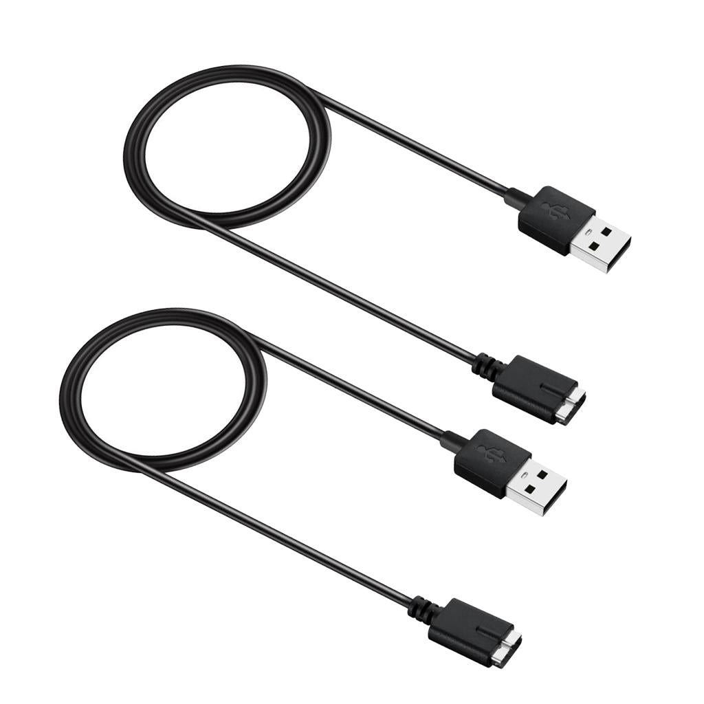 2PC USB Charging Data Sync Cable Cord Replacement For Polar M430 Smart Watch