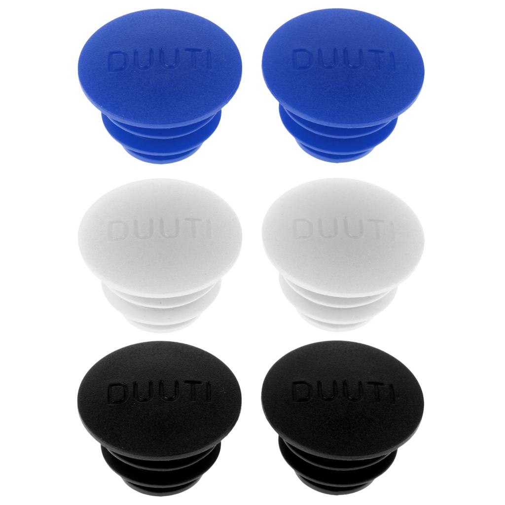 3 Pair Bike Bicycle Handlebar End Plugs Bar Grip Plugs Handlebar Bar