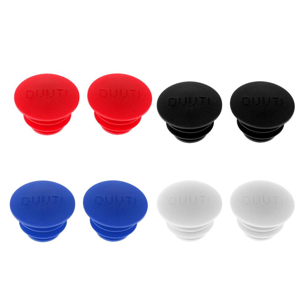 4 Pair Bike Bicycle Handlebar End Plugs Bar Grip Plugs Handlebar Bar