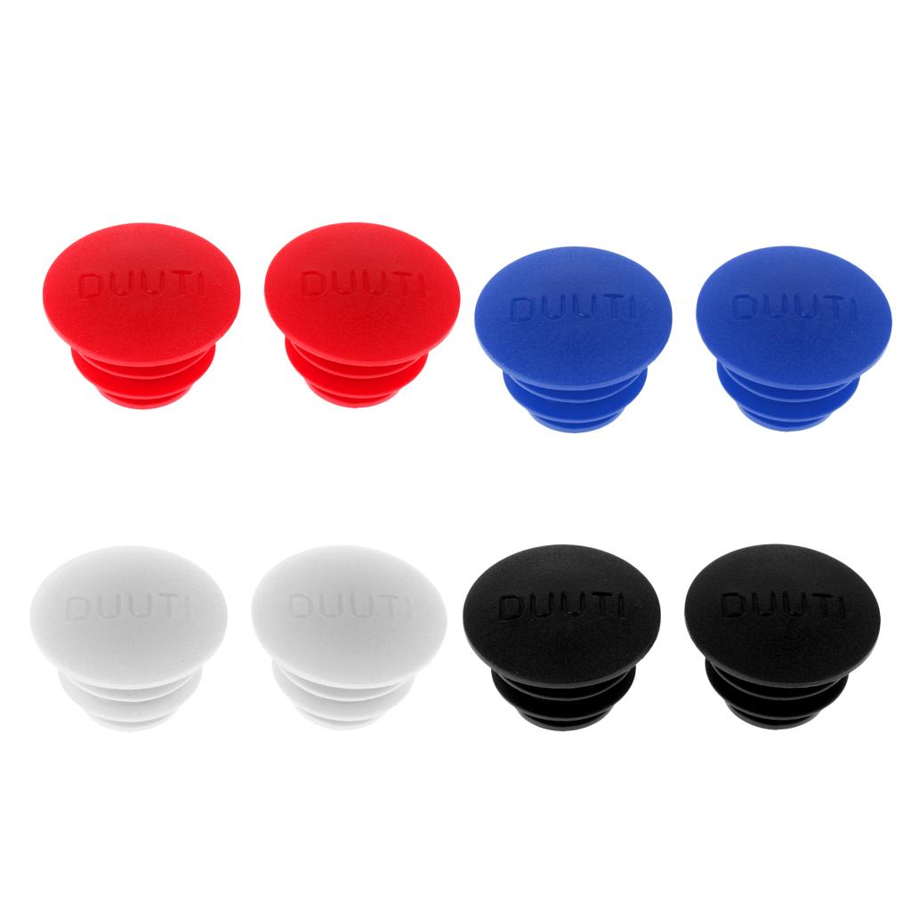 4 Pair Bike Bicycle Handlebar End Plugs Bar Grip Plugs Handlebar Bar