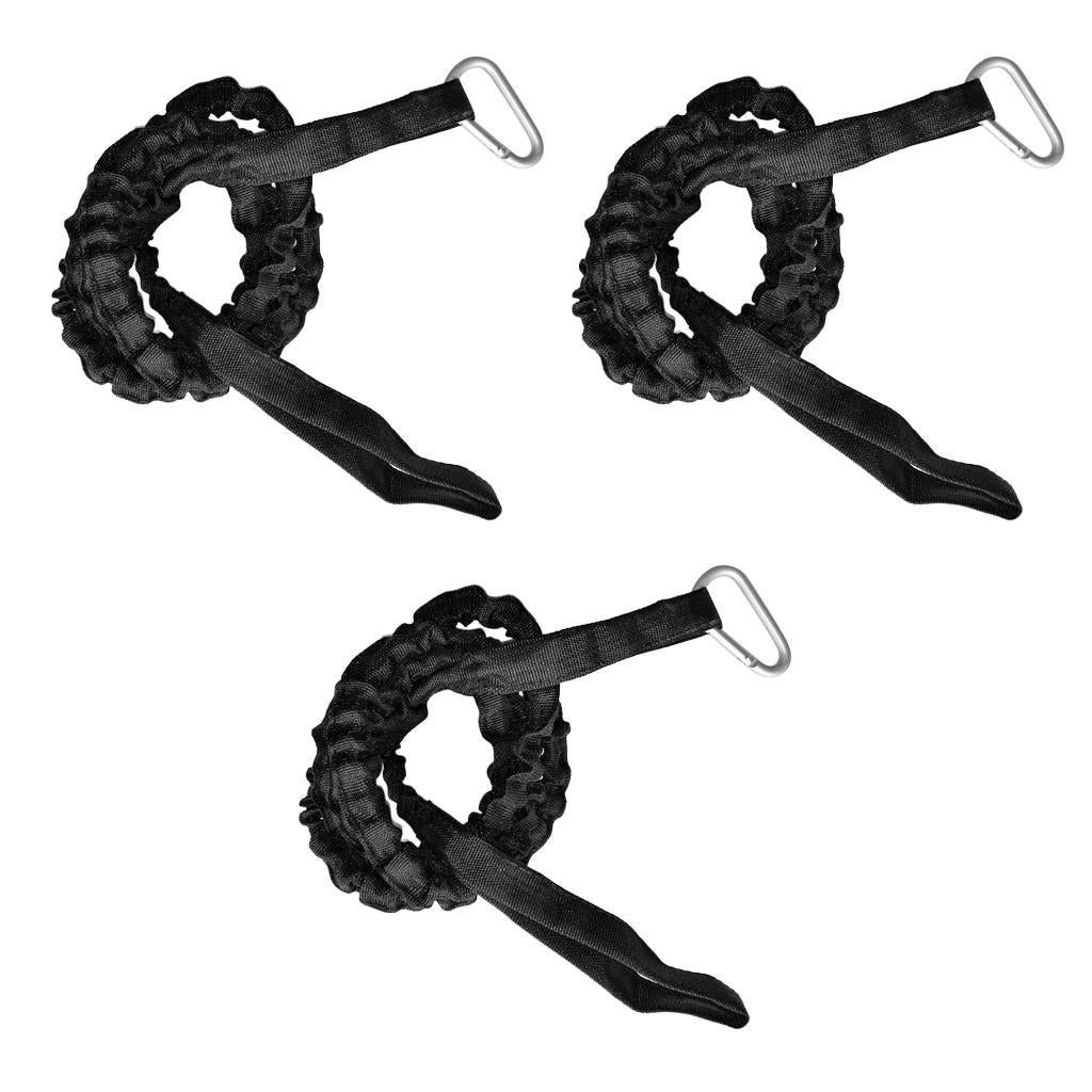3 Pieces Nylon Kayak Canoe Paddle Leash Fishing Rod Leash Safety Cord