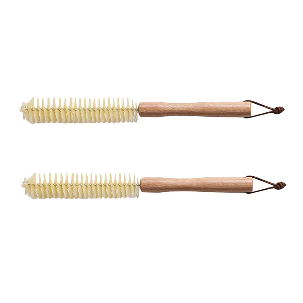 2pcs Long Handle Cleaner Brush Bottle Cup Brush Scrubber Cleaning Tool