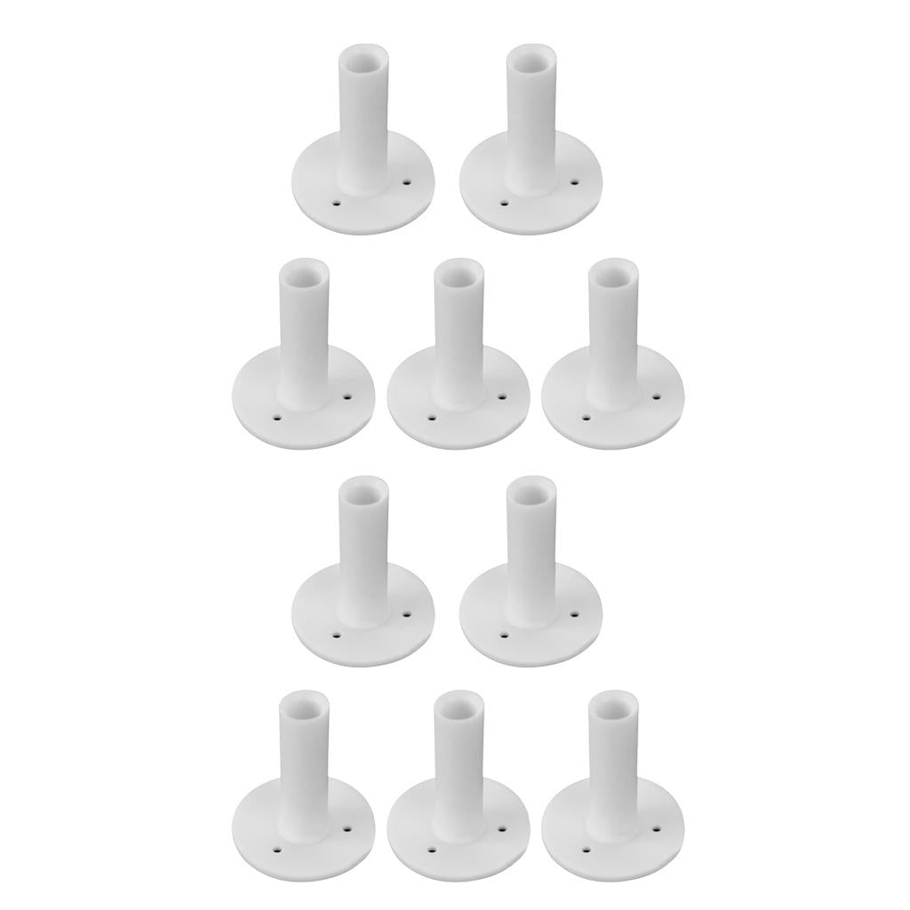 10 Pieces Rubber Golf Driving Range Practice Tee Holder Tees Divot Tool