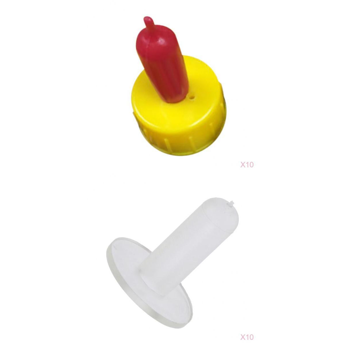 10Pieces Pet Dog Cat Nursing Bottle Nipple Teat Lamb Pup Orphan Soft Ewe