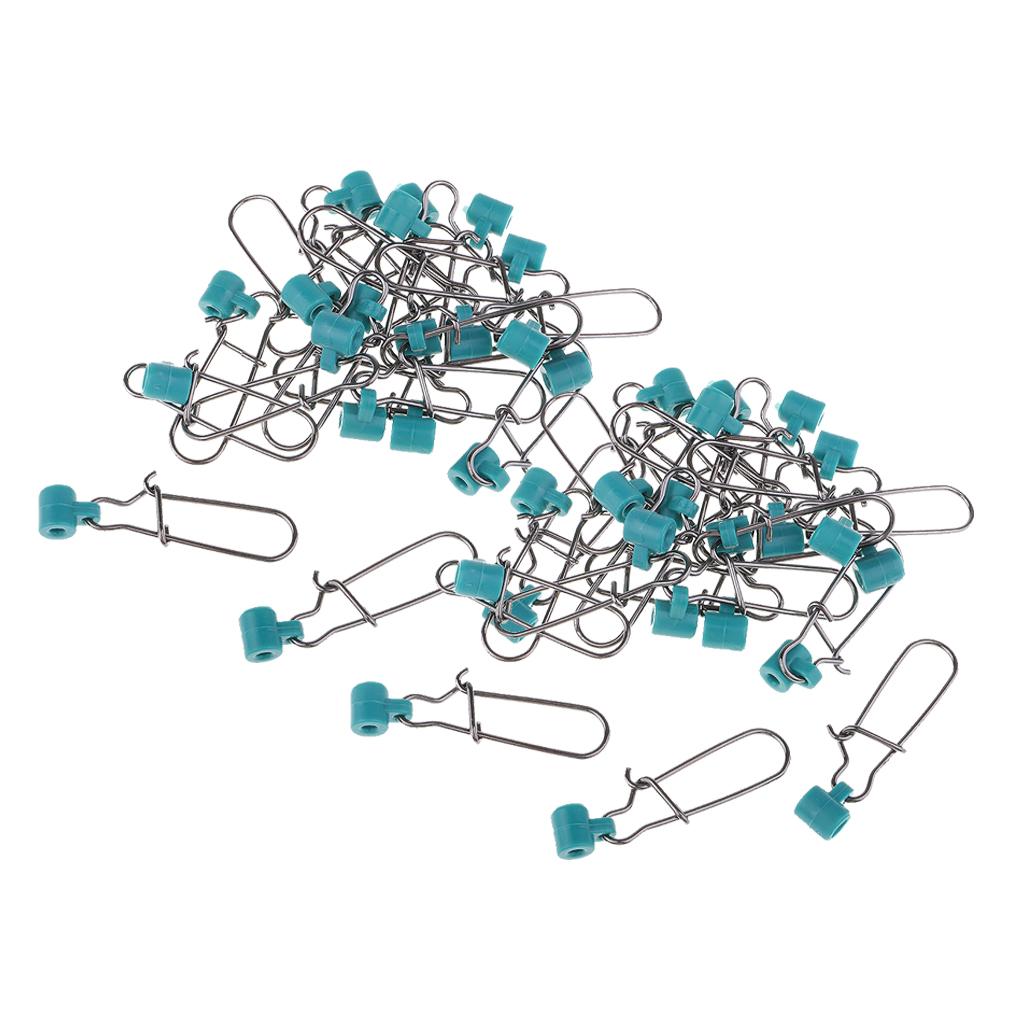 40pcs High Strength Fishing Sinker Slides with Nice Snap Fish Finder